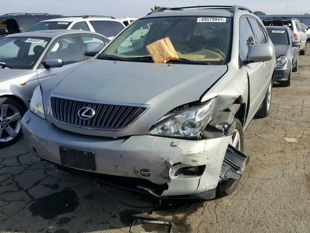 JTJHA31U050081556 - 2005 LEXUS RX 330 TEAL photo 2