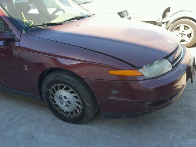 1G8JW84R21Y539341 - 2001 SATURN LW300 BURGUNDY photo 9