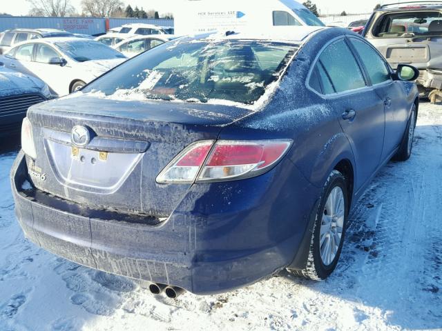 1YVHP82A295M38323 - 2009 MAZDA 6 I BLUE photo 4