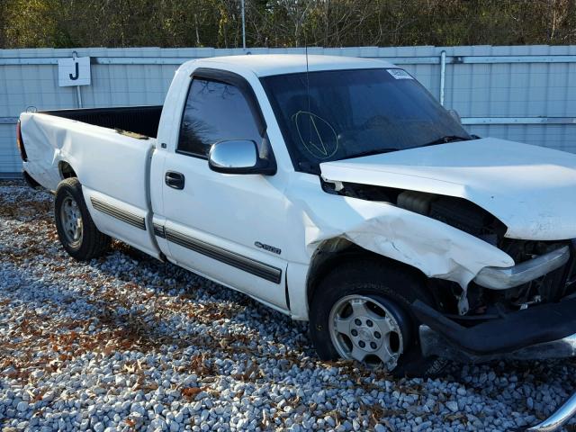 1GCEC14T0YE381497 - 2000 CHEVROLET SILVERADO WHITE photo 1