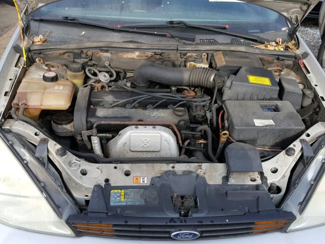 1FAFP38312W111748 - 2002 FORD FOCUS ZTS SILVER photo 7