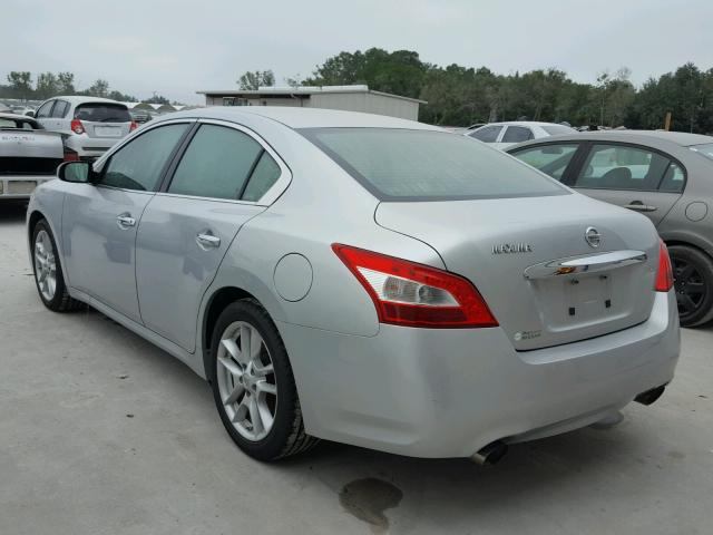 1N4AA5AP9AC804099 - 2010 NISSAN MAXIMA S SILVER photo 3