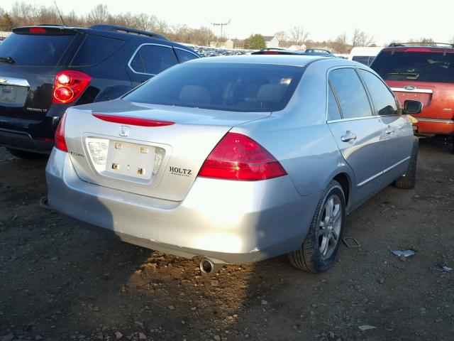 1HGCM56397A213373 - 2007 HONDA ACCORD SE SILVER photo 4