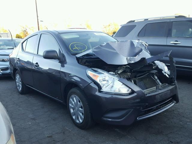 3N1CN7APXFL847691 - 2015 NISSAN VERSA S CHARCOAL photo 1