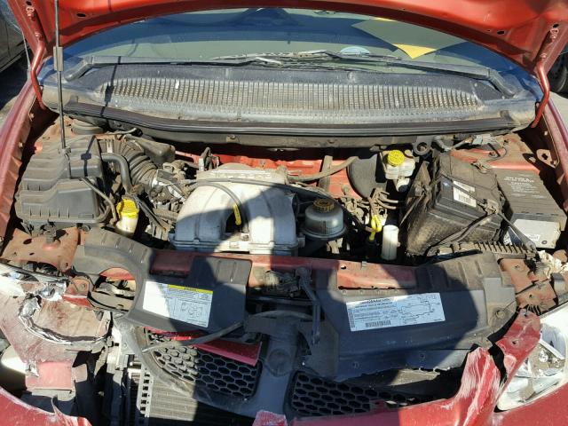 1B4GP25B02B515164 - 2002 DODGE CARAVAN SE RED photo 7