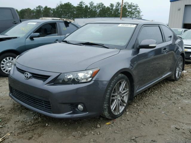 JTKJF5C70B3017318 - 2011 TOYOTA SCION TC GRAY photo 2