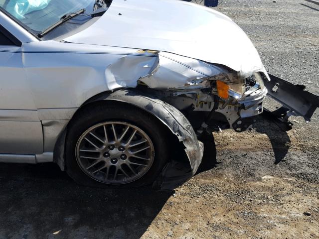 4S3BE635037217919 - 2003 SUBARU LEGACY L SILVER photo 9