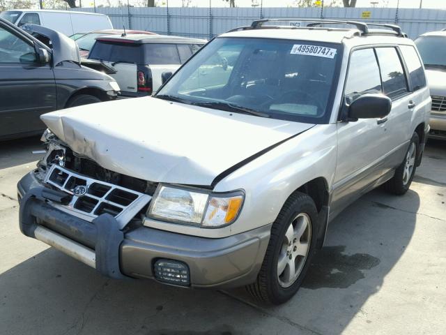 JF1SF6552YH700717 - 2000 SUBARU FORESTER S SILVER photo 2