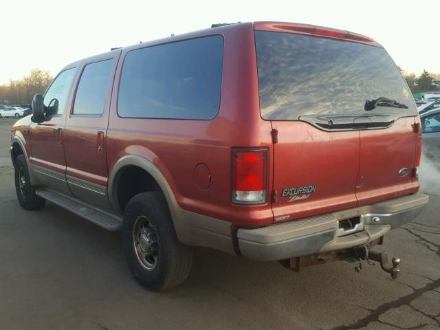 1FMNU43S5YEC34790 - 2000 FORD EXCURSION WHITE photo 3