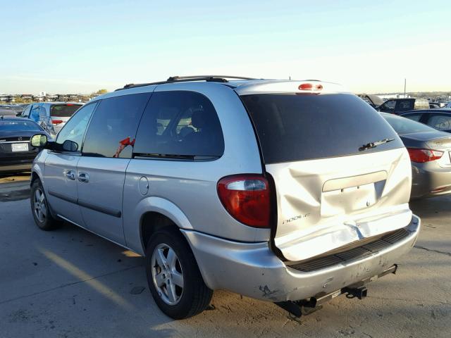 1D4GP24R26B646879 - 2006 DODGE GRAND CARA SILVER photo 3