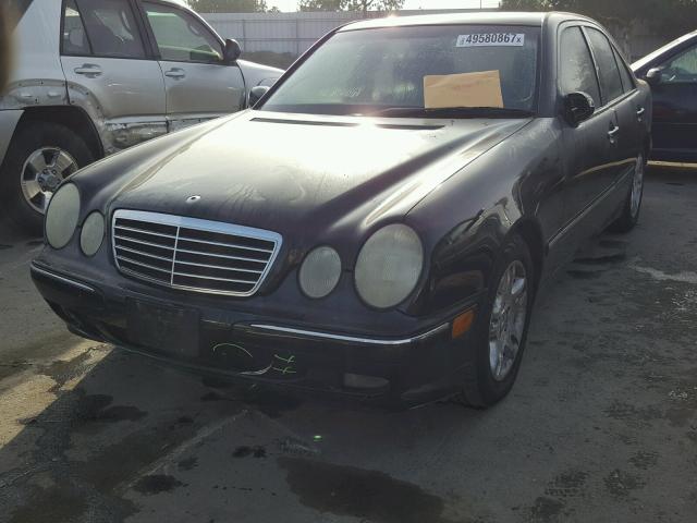 WDBJF65J41B167005 - 2001 MERCEDES-BENZ E 320 BLACK photo 2