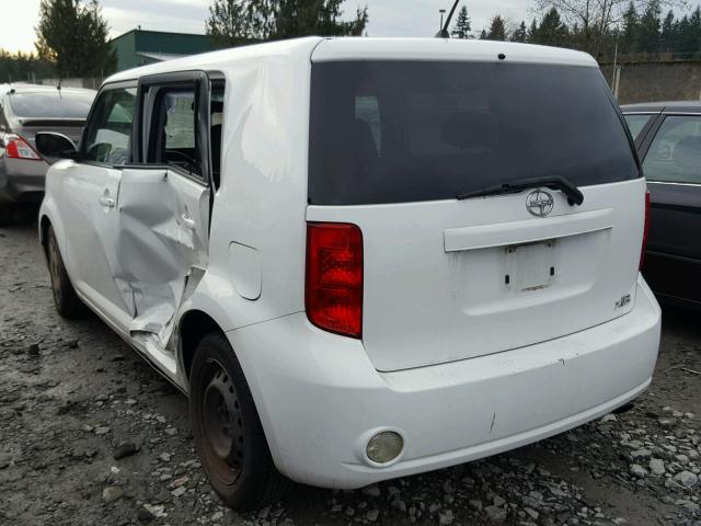 JTLKE50E681005703 - 2008 TOYOTA SCION WHITE photo 3