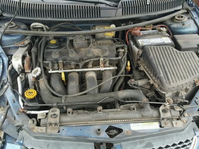 1B3ES56C13D118359 - 2003 DODGE NEON SXT BLUE photo 7