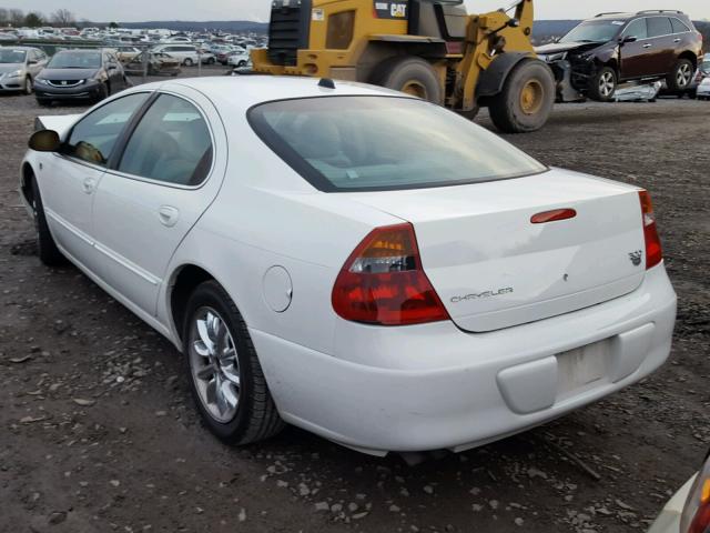 2C3AE66G54H620510 - 2004 CHRYSLER 300M WHITE photo 3