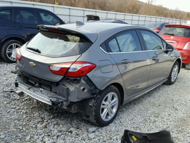 3G1BE6SM2HS585027 - 2017 CHEVROLET CRUZE LT BEIGE photo 4