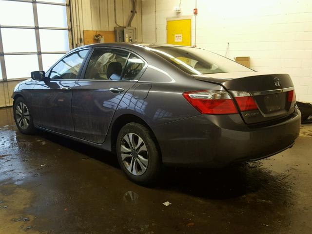 1HGCR2F30FA061109 - 2015 HONDA ACCORD LX GRAY photo 3