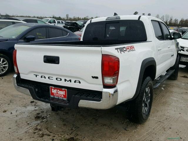 5TFCZ5AN5HX114864 - 2017 TOYOTA TACOMA DOU WHITE photo 4