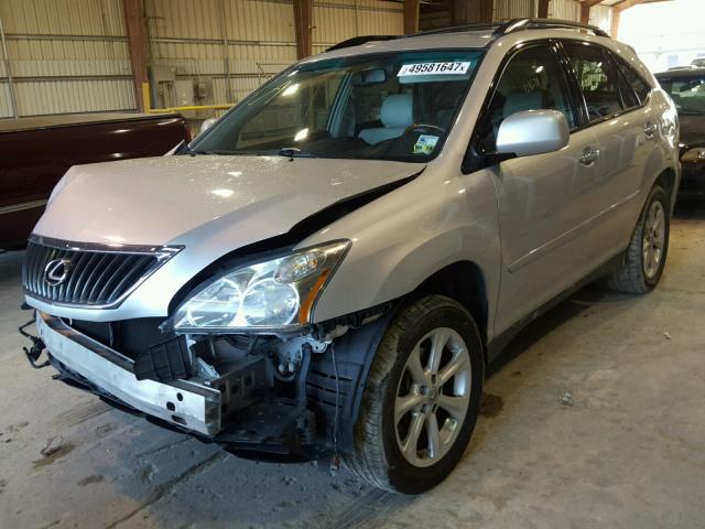 2T2GK31U19C058516 - 2009 LEXUS RX 350 SILVER photo 2