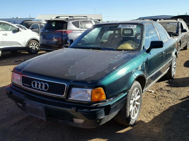 WAUCA88C9SA076866 - 1995 AUDI 90 QUATTRO GREEN photo 2