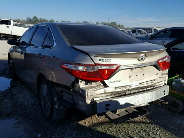 4T1BF1FKXFU908751 - 2015 TOYOTA CAMRY LE BEIGE photo 3