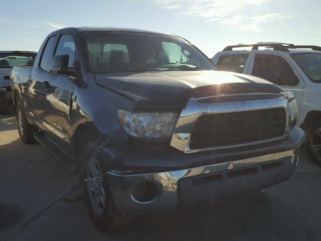 5TFRT54139X027521 - 2009 TOYOTA TUNDRA DOU BLUE photo 1