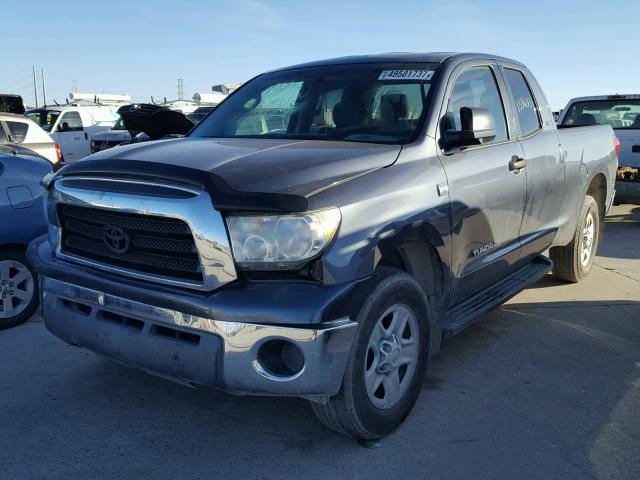 5TFRT54139X027521 - 2009 TOYOTA TUNDRA DOU BLUE photo 2