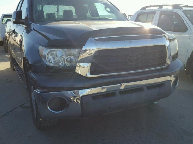 5TFRT54139X027521 - 2009 TOYOTA TUNDRA DOU BLUE photo 9