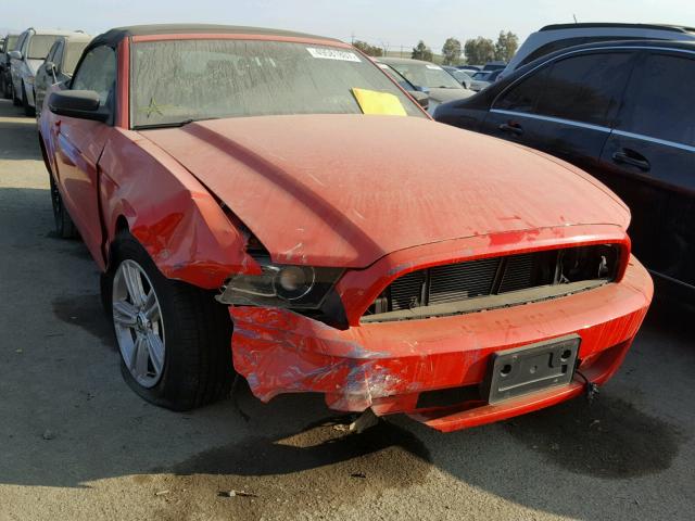 1ZVBP8EM1E5222181 - 2014 FORD MUSTANG RED photo 1