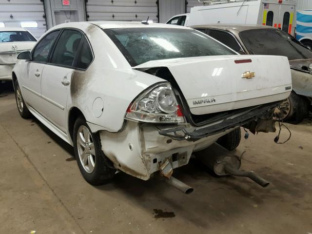 2G1WF5E39C1244921 - 2012 CHEVROLET IMPALA LS WHITE photo 3