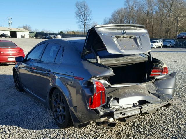 19UUA65595A046936 - 2005 ACURA TL GRAY photo 3