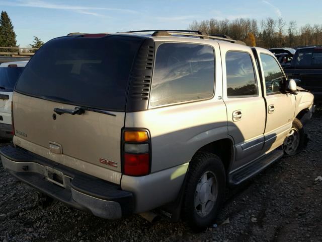 1GKEK13T75J159437 - 2005 GMC YUKON ოქროსფერი ფოტო 4