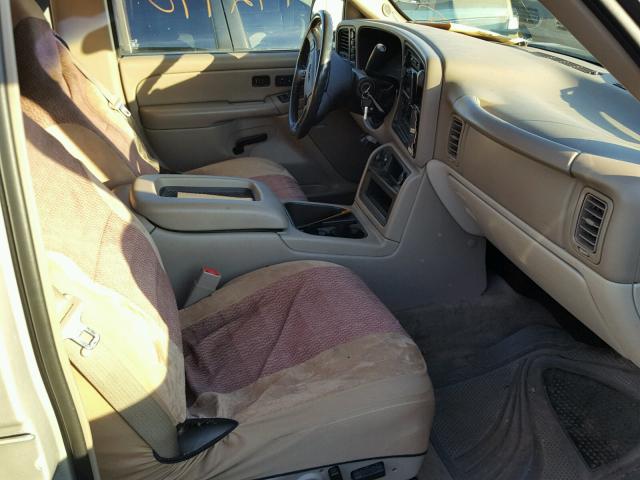 1GKEK13T75J159437 - 2005 GMC YUKON ოქროსფერი ფოტო 5