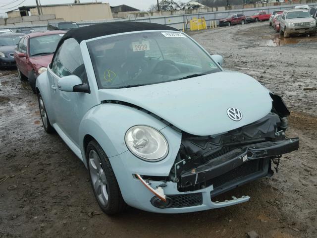 3VWSG31Y66M321053 - 2006 VOLKSWAGEN NEW BEETLE BLUE photo 1