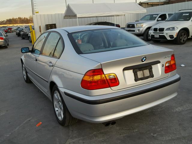 WBAEV33472KL58305 - 2002 BMW 325 I SILVER photo 3