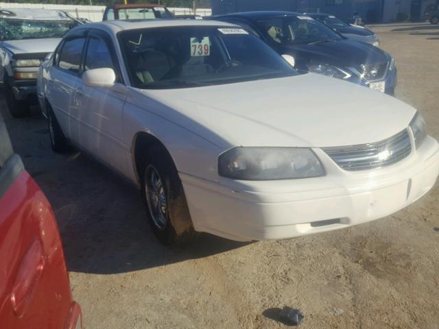 2G1WF52E959390374 - 2005 CHEVROLET IMPALA WHITE photo 1