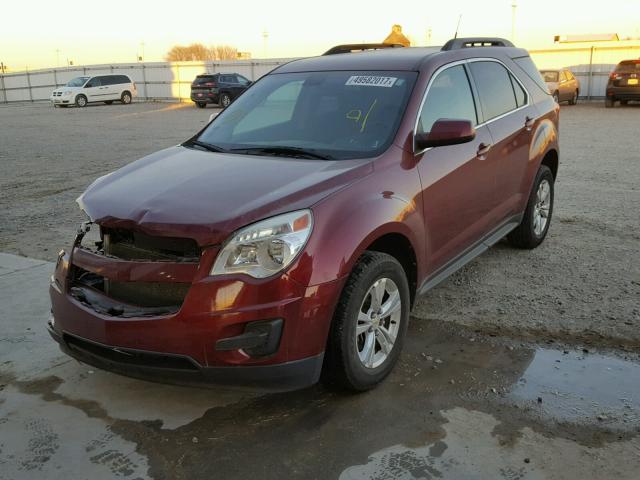 2CNFLEEC7B6361801 - 2011 CHEVROLET EQUINOX LT RED photo 2