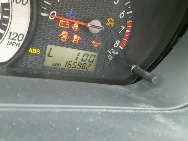 JTKKT604860152387 - 2006 TOYOTA SCION XA BLACK photo 8