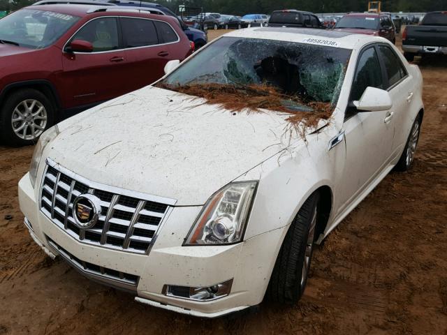 1G6DP5E37D0104555 - 2013 CADILLAC CTS PREMIU WHITE photo 2