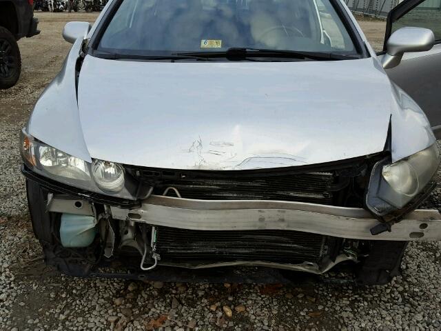 19XFA1F96BE023974 - 2011 HONDA CIVIC EXL SILVER photo 7