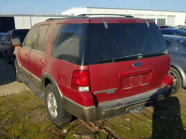 1FMEU17L33LA26378 - 2003 FORD EXPEDITION RED photo 3