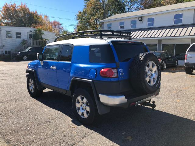 JTEBU11F770018913 - 2007 TOYOTA FJ CRUISER BLUE photo 4