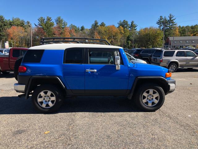 JTEBU11F770018913 - 2007 TOYOTA FJ CRUISER BLUE photo 9