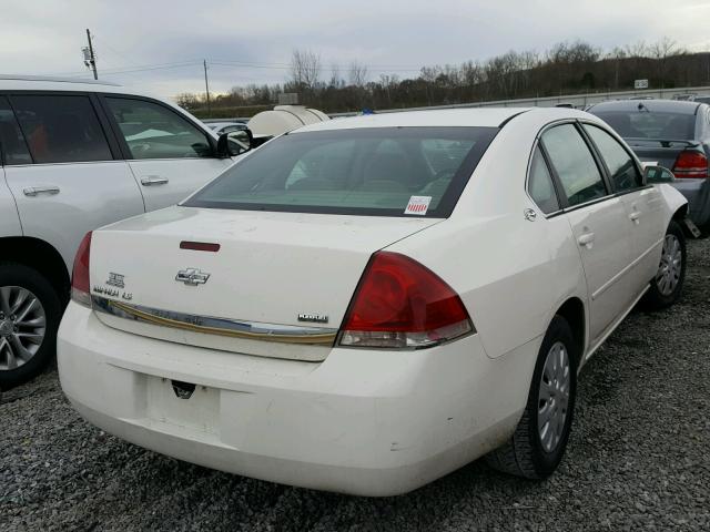 2G1WB58K981307795 - 2008 CHEVROLET IMPALA LS WHITE photo 4