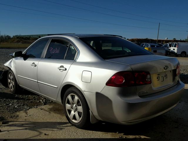 KNAGE123775127058 - 2007 KIA OPTIMA LX SILVER photo 3