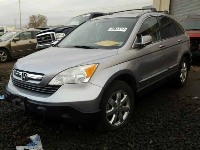 JHLRE48738C061082 - 2008 HONDA CR-V EXL SILVER photo 2