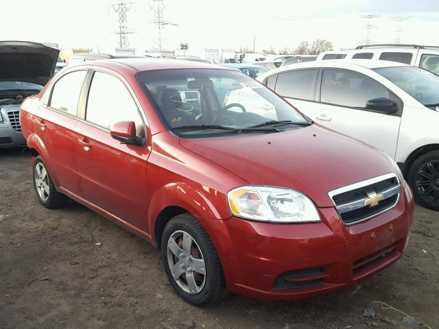 KL1TD5DE6BB134983 - 2011 CHEVROLET AVEO LS RED photo 1