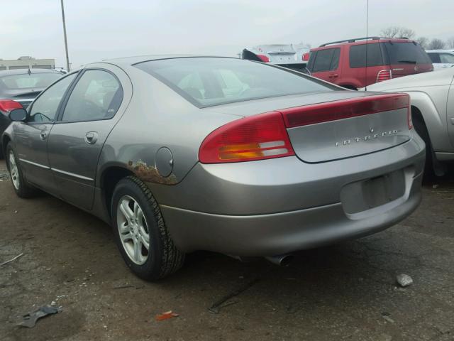 2B3HD56J1XH640584 - 1999 DODGE INTREPID E SILVER photo 3