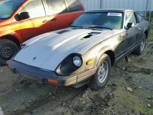 JN1HZ04SXCX433683 - 1982 DATSUN 280ZX BLACK photo 2