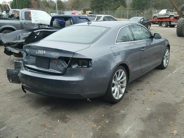 WAULFAFR0EA030041 - 2014 AUDI A5 PREMIUM CHARCOAL photo 4