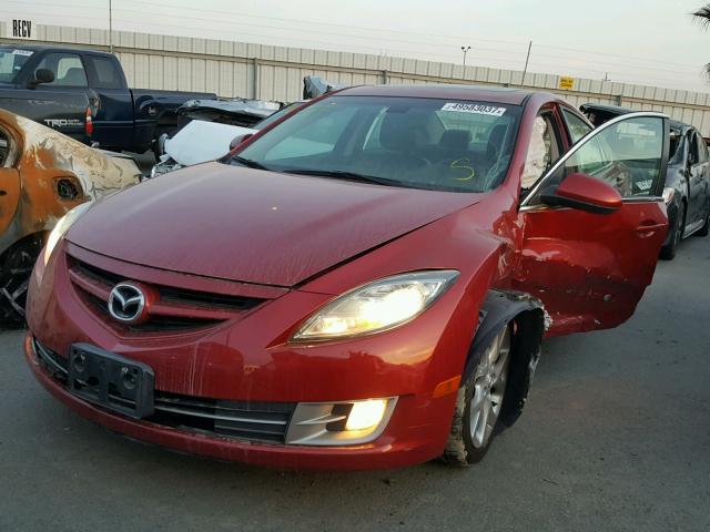 1YVHP82B295M11289 - 2009 MAZDA 6 S RED photo 2